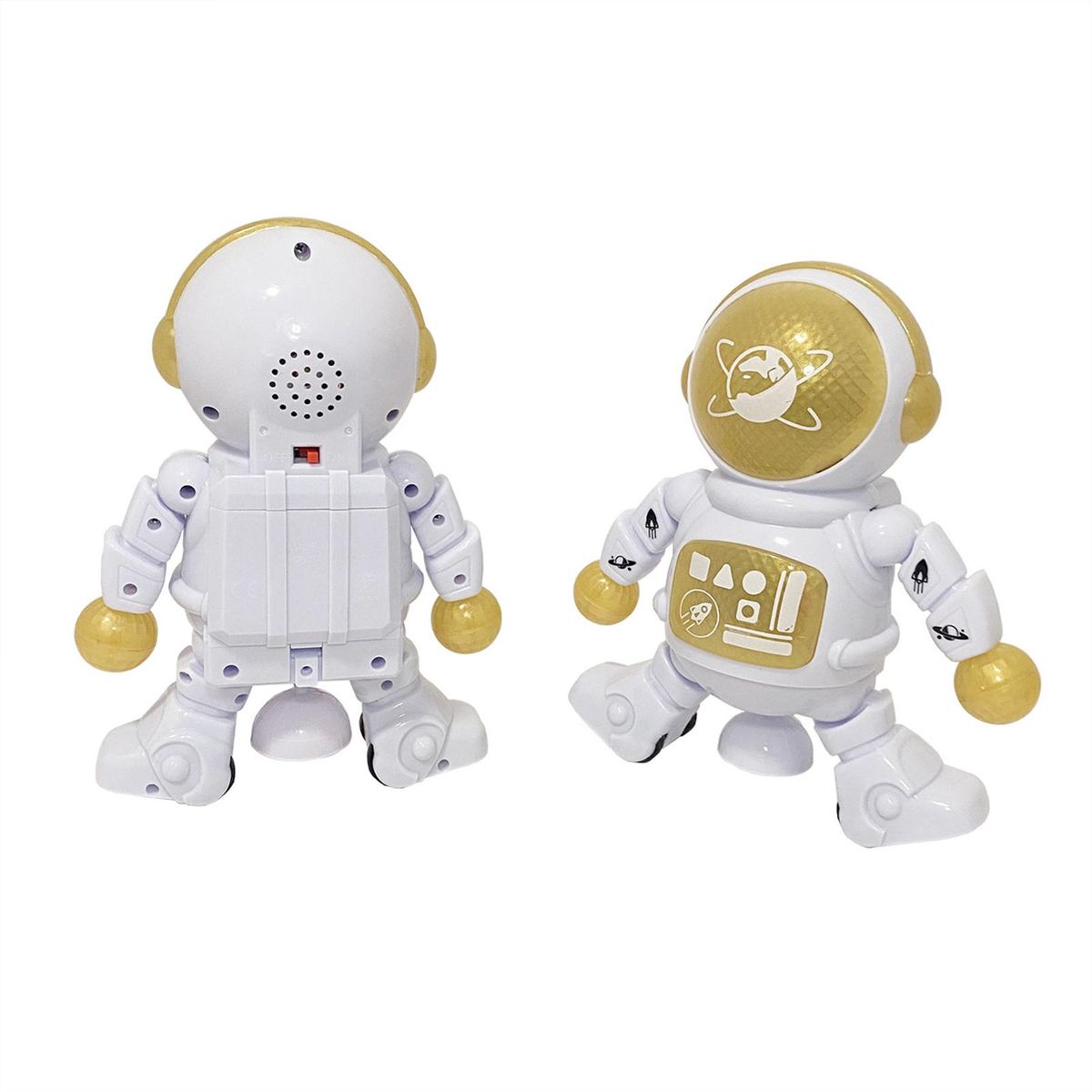 Electronic Toy Intelligent Electronic Space Dance White