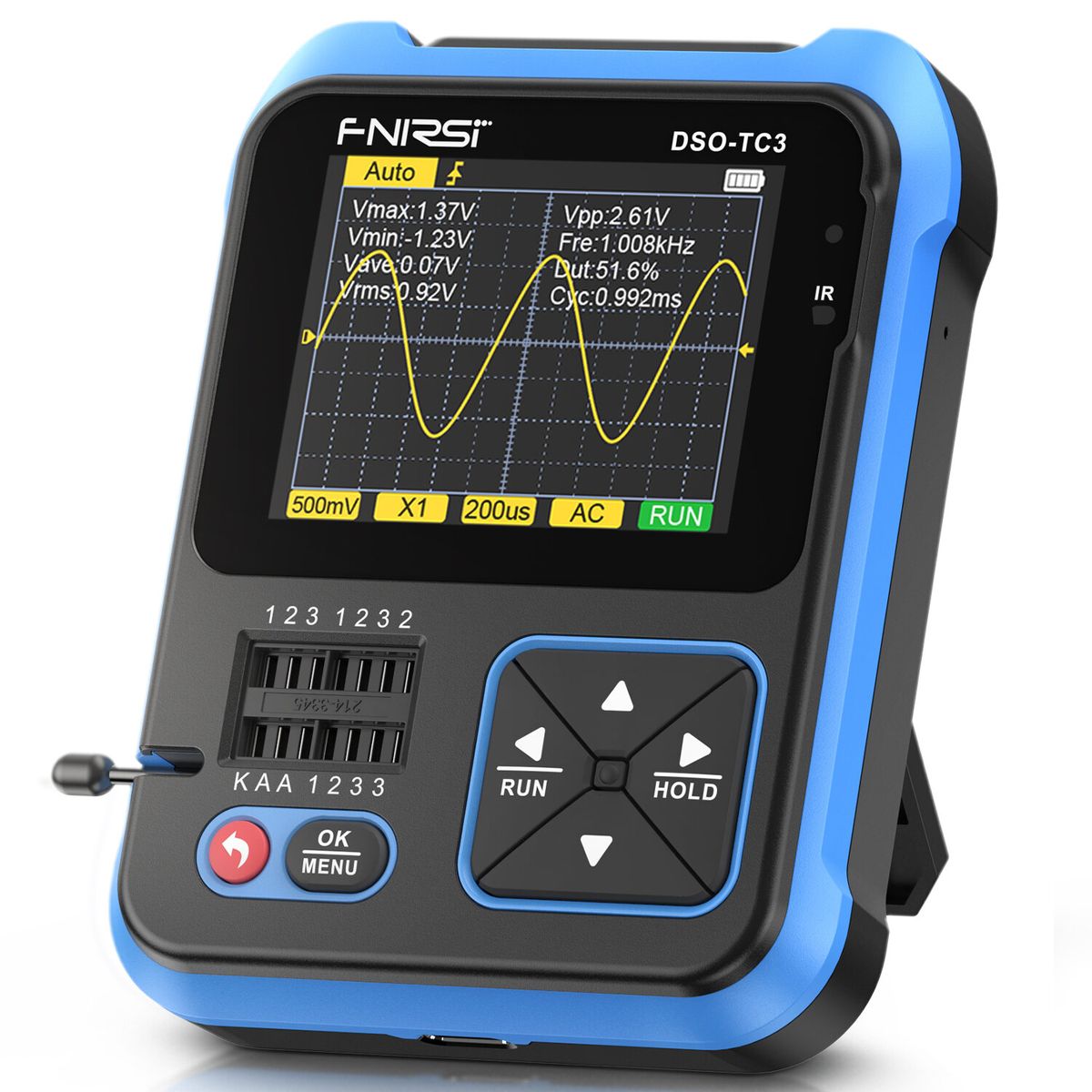 FNIRSI DSO-TC3 Digital Oscilloscope Transistor Tester