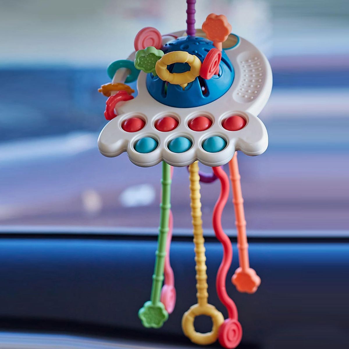 Enlightenment Toy Crab Teething Sensory Toy Blue