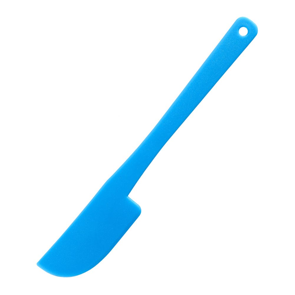 Plastic Cream Butter Cake Spatula Mixing Batter Scraper-Blue
