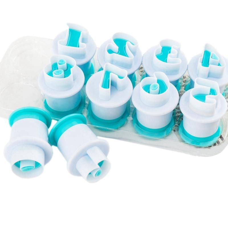 10 Pcs Numbers Fondant Cake Decorating Set Cookie Biscuit