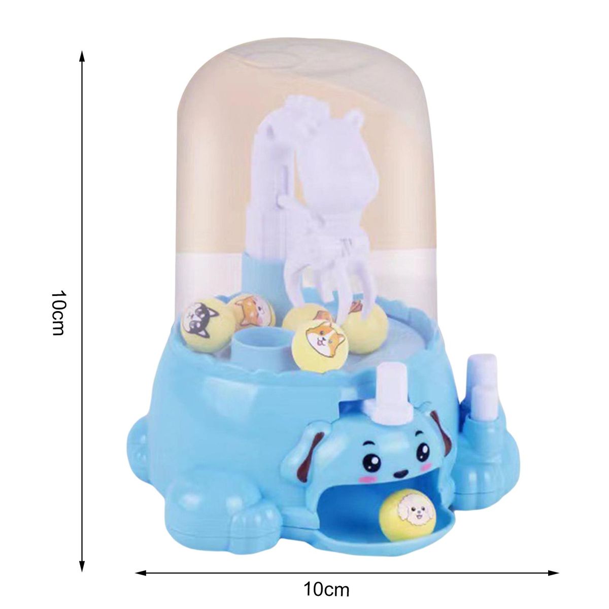 1 Set Claw Machine Toy Grab Catch Clip Ball Claw Machine Toy Blue