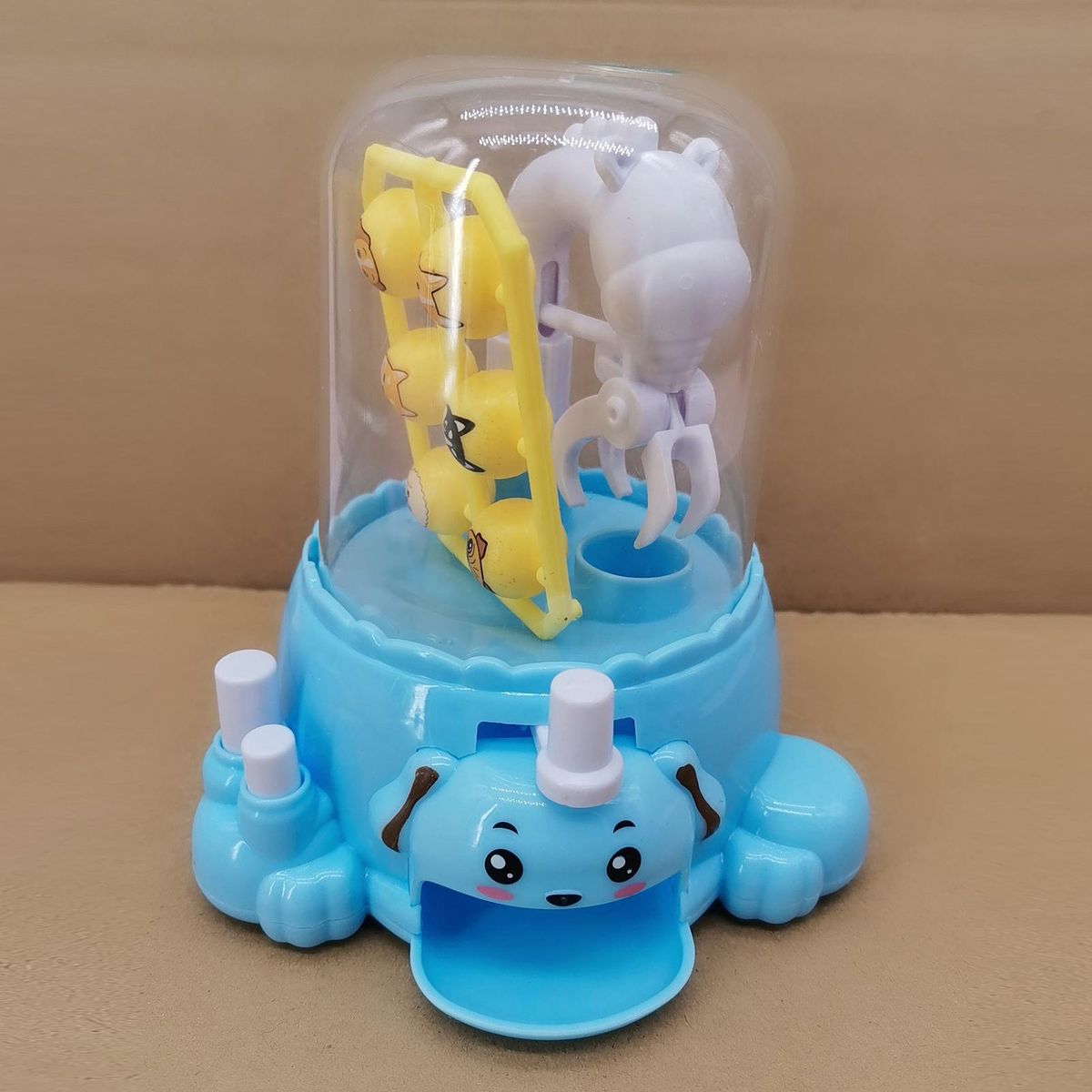 1 Set Claw Machine Toy Grab Catch Clip Ball Claw Machine Toy Blue