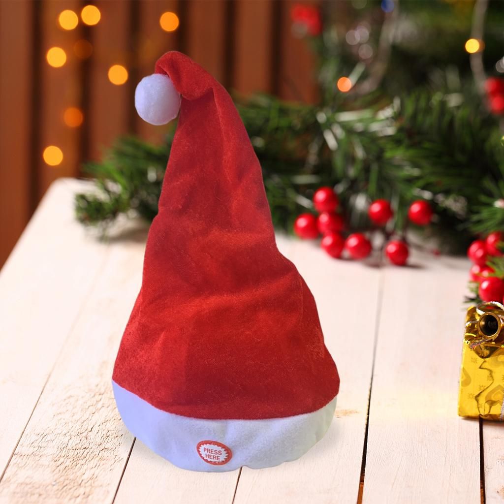 Singing Dancing Santa Hats Decoration Comfort Shorthair
