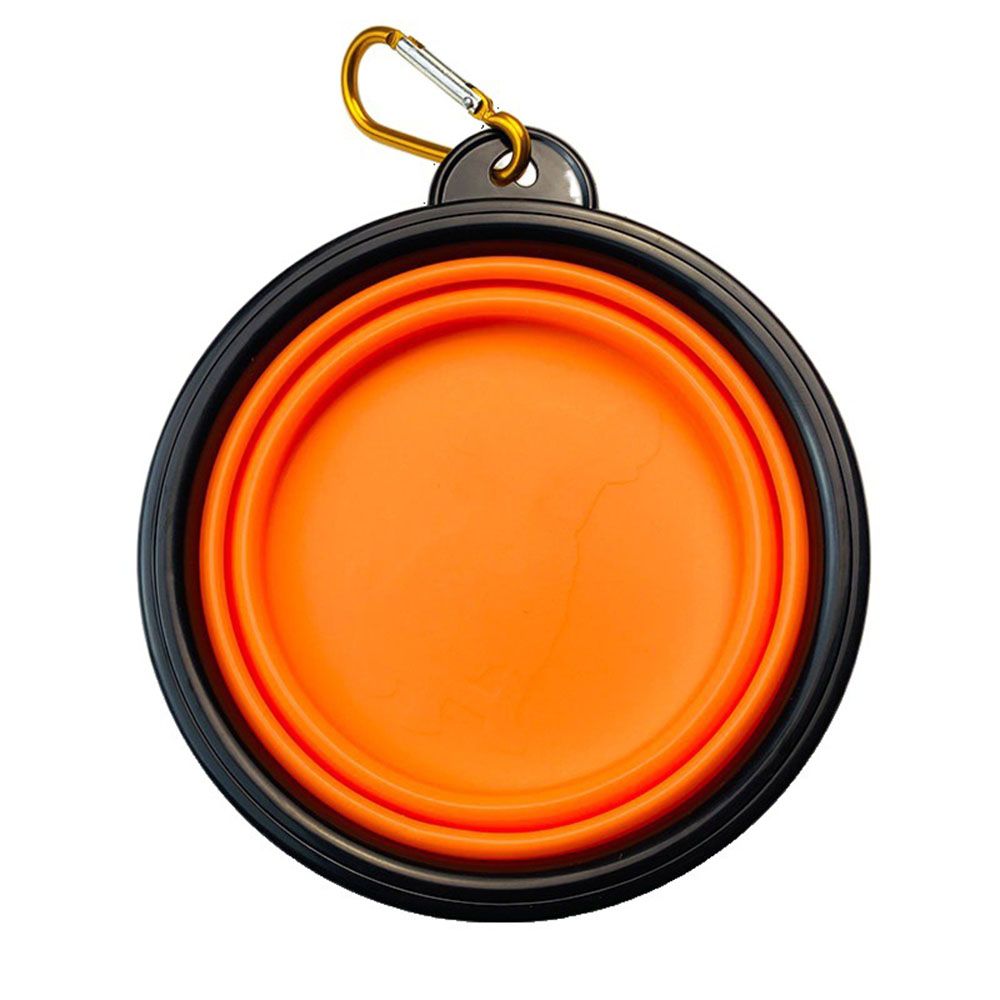 350ml Collapsible Dog Pet Folding Silicone Bowl Outdoor