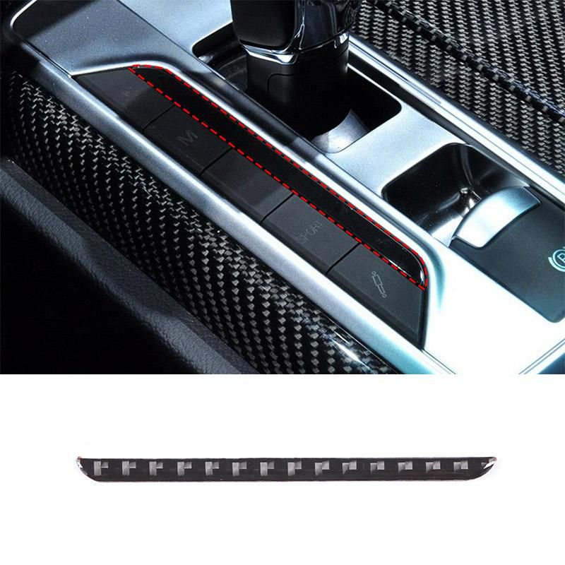 For Maserati Ghibli 2014-2022 Soft Carbon Fiber Car Center Control Panel Door Decoration Sticker Car Interior Accessories