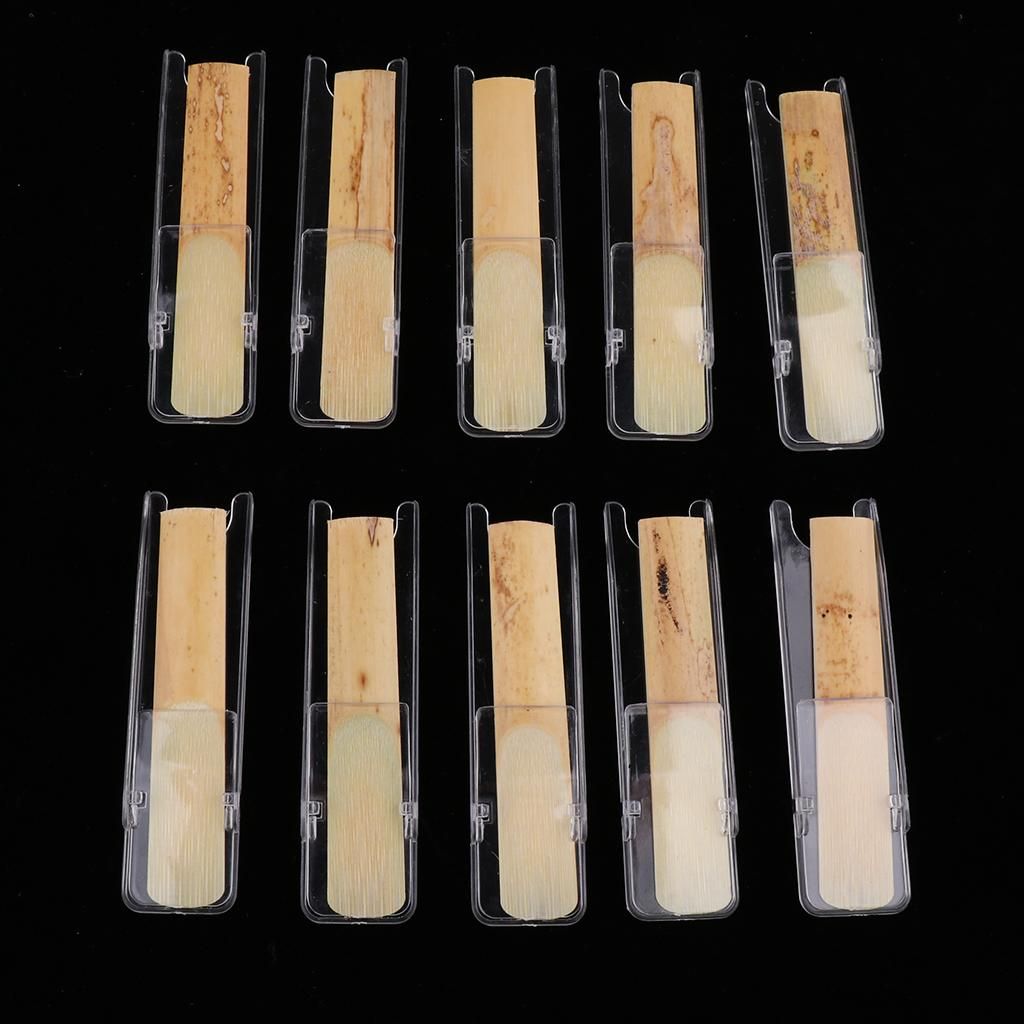 Pack Of 10 Exquisite Saxophone/Clarinet Reeds For