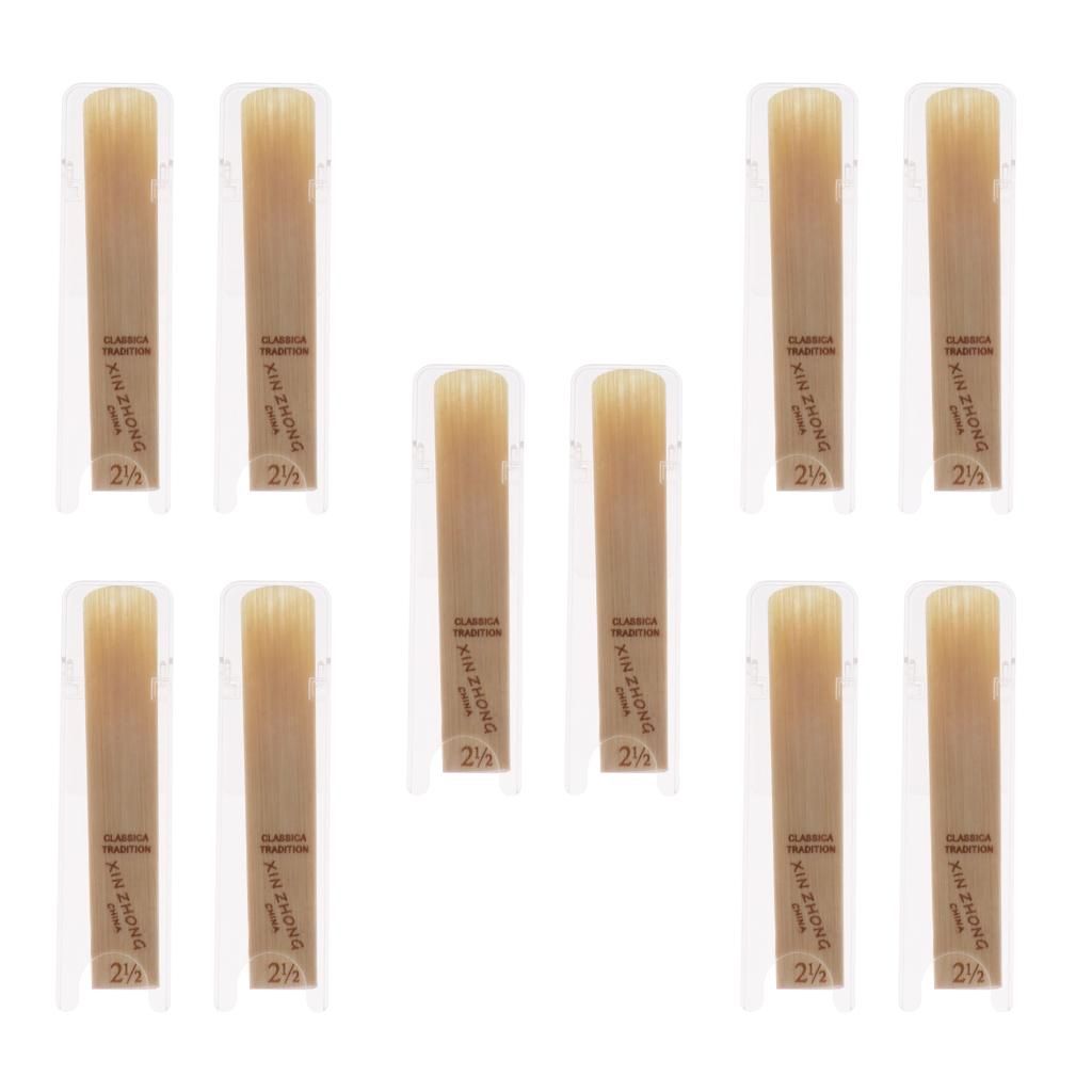 Pack Of 10 Exquisite Saxophone/Clarinet Reeds For