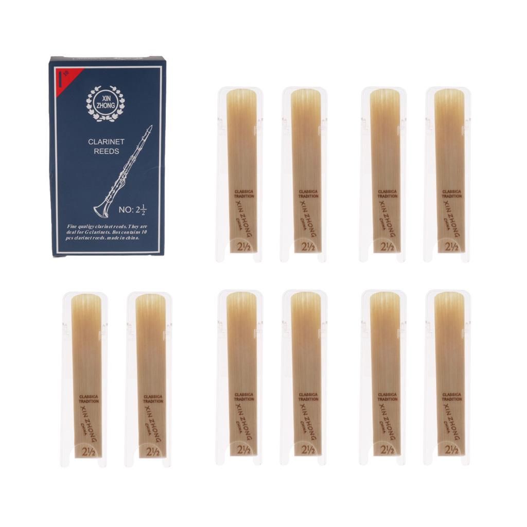 Pack Of 10 Exquisite Saxophone/Clarinet Reeds For