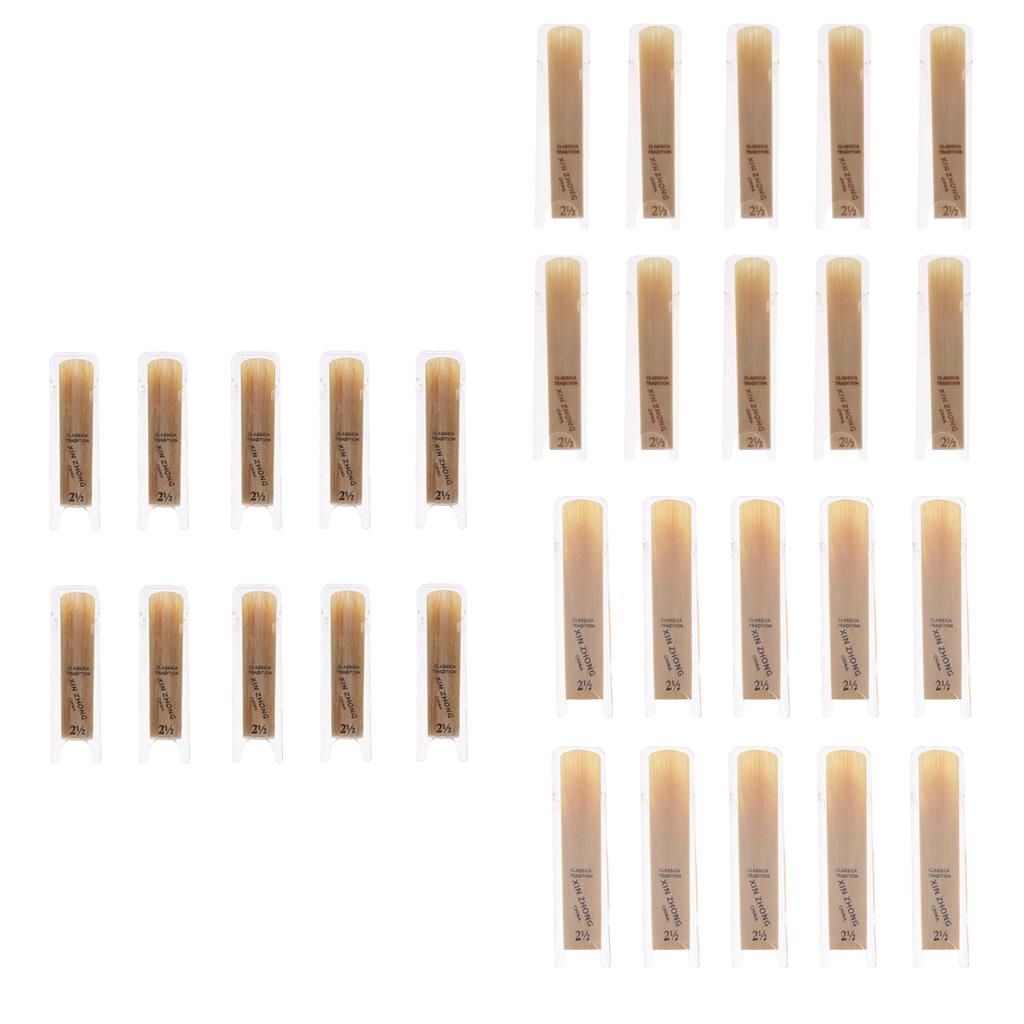 Pack Of 10 Exquisite Saxophone/Clarinet Reeds For