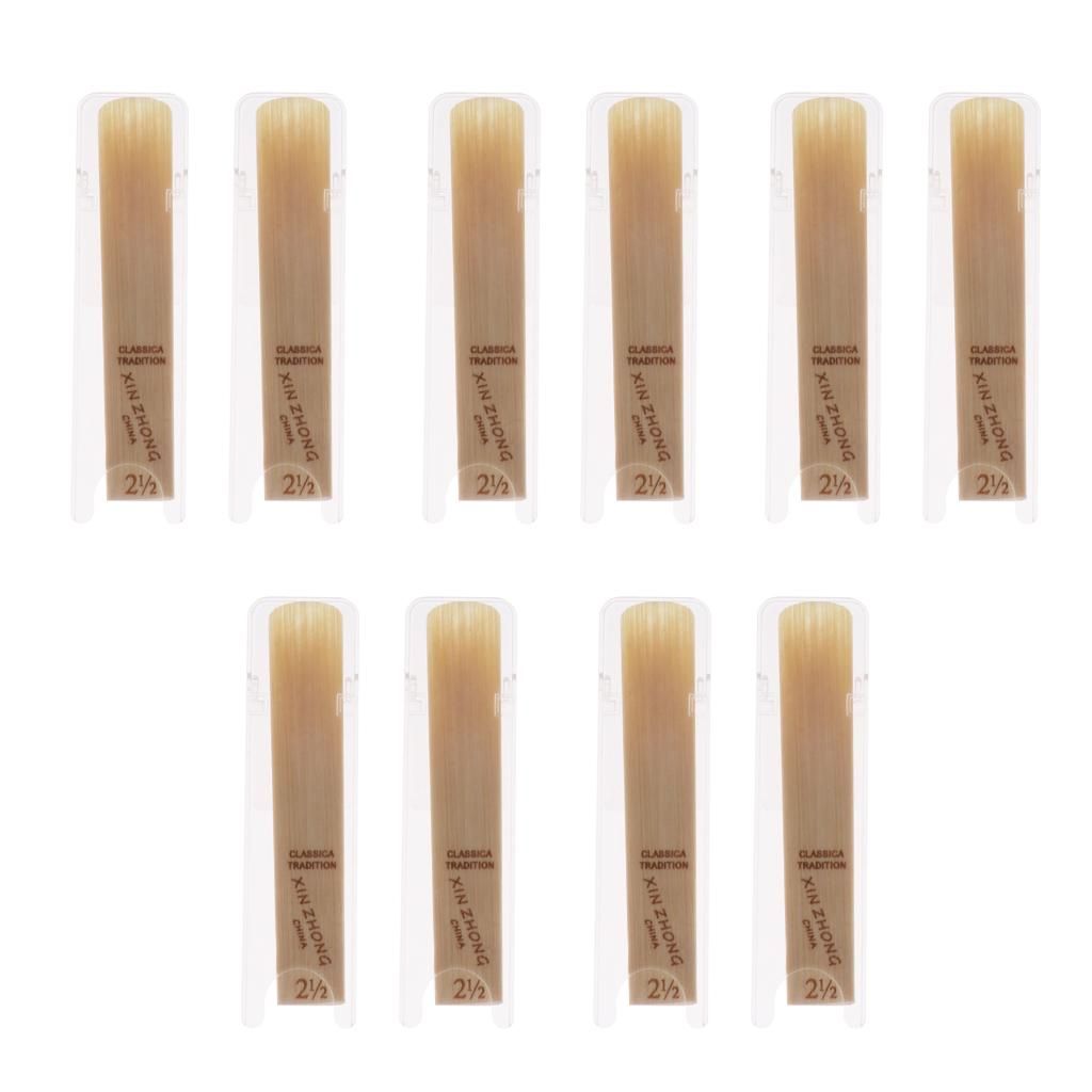 Pack Of 10 Exquisite Saxophone/Clarinet Reeds For