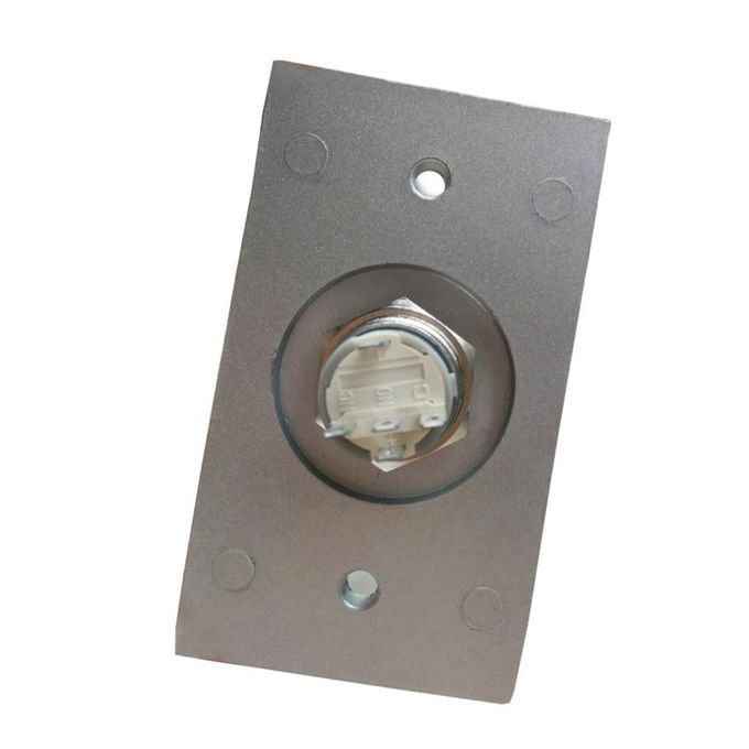NO/COM Alloy Release Access Control Exit Push Button Door Open LED