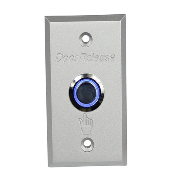 NO/COM Alloy Release Access Control Exit Push Button Door Open LED