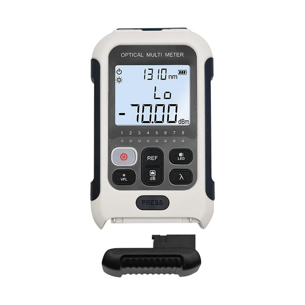 Optical Power MeterVisual Fault Locator 15Mw and RJ45 Cable Tracker Powered 3In1 Fiber Optic Light TesterOPM VFL RJ45