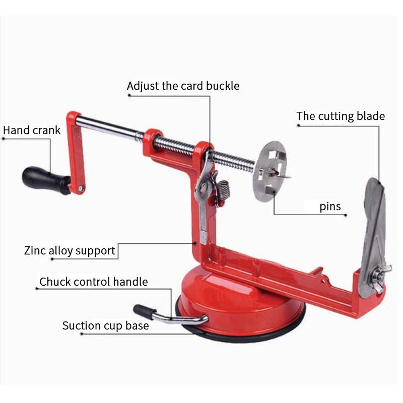 (Slicer Machine)Twister Tornado Potato Spira Slicer Vegetables Fruit Cucumber Manual Potato Tower Spiral String Cutter Chips Kitchen Accessories JIN