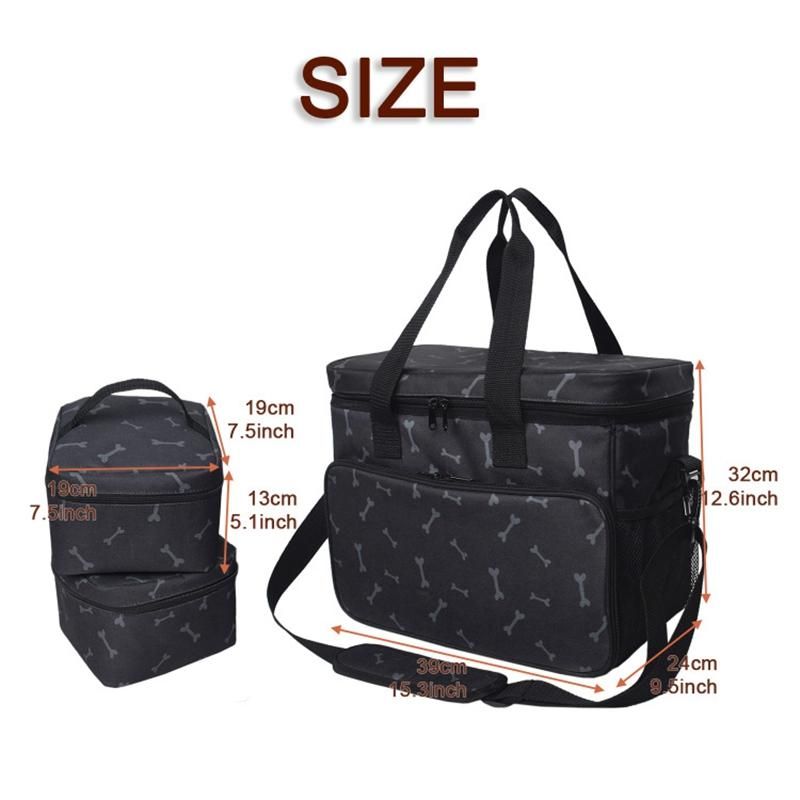 Dog Travel Bag - Airline Approved Travel Set for Dogs