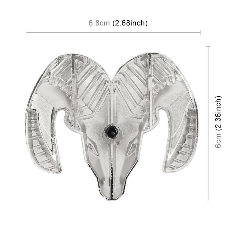 Bull Pattern Car Metal Body Decorative Sticker, Size : L