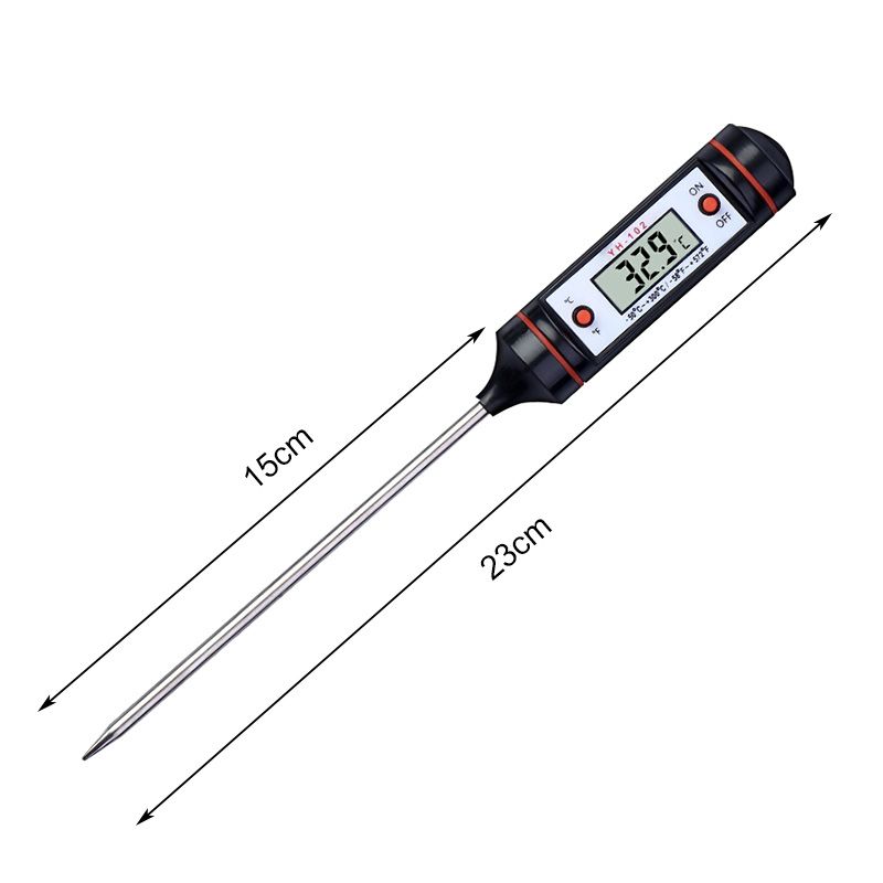 Food Thermometer Kitchen Digital Thermometer Meat Water Milk  BBQ Thermometer Probe Design Electronic Waterproof Cooking Tools
