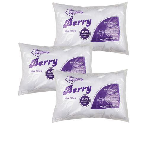 3 Unitsof  Berry Fibre Pillow (Bed Pillow)