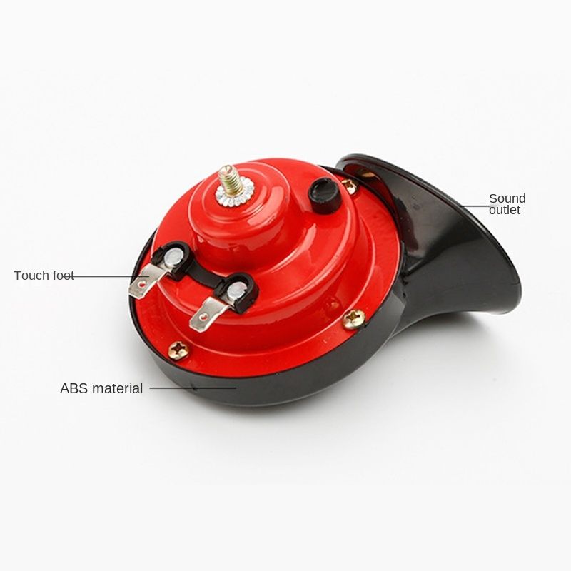 2pcs 12V Air Horn For Car Snail Electric Air Horn