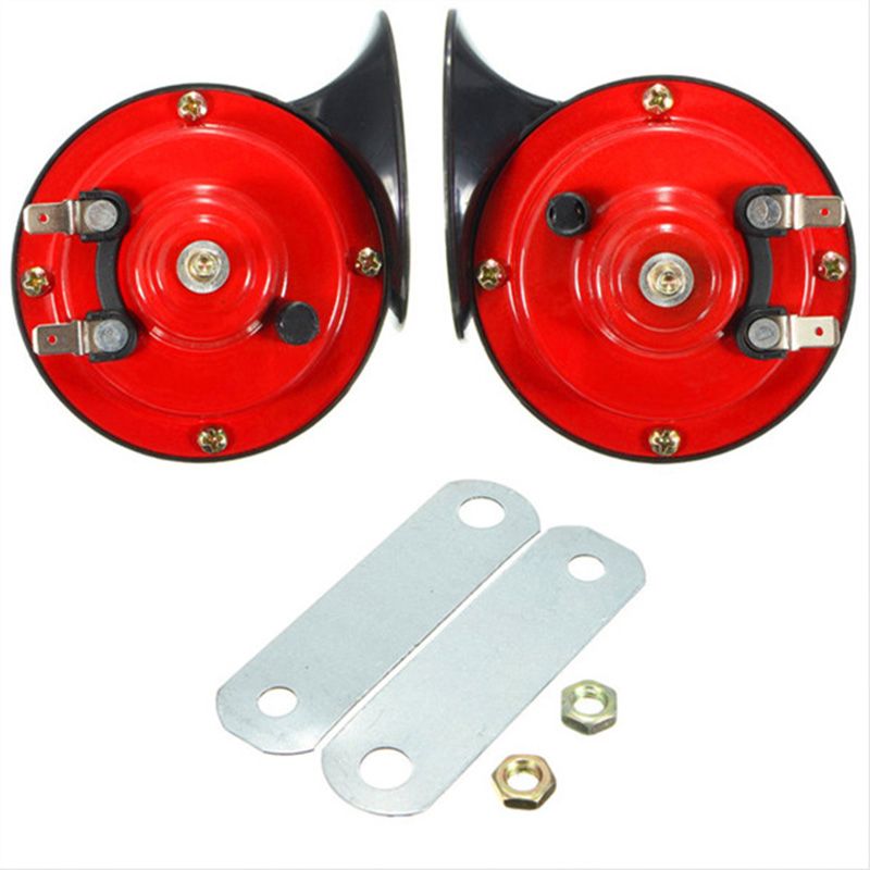 2pcs 12V Air Horn For Car Snail Electric Air Horn