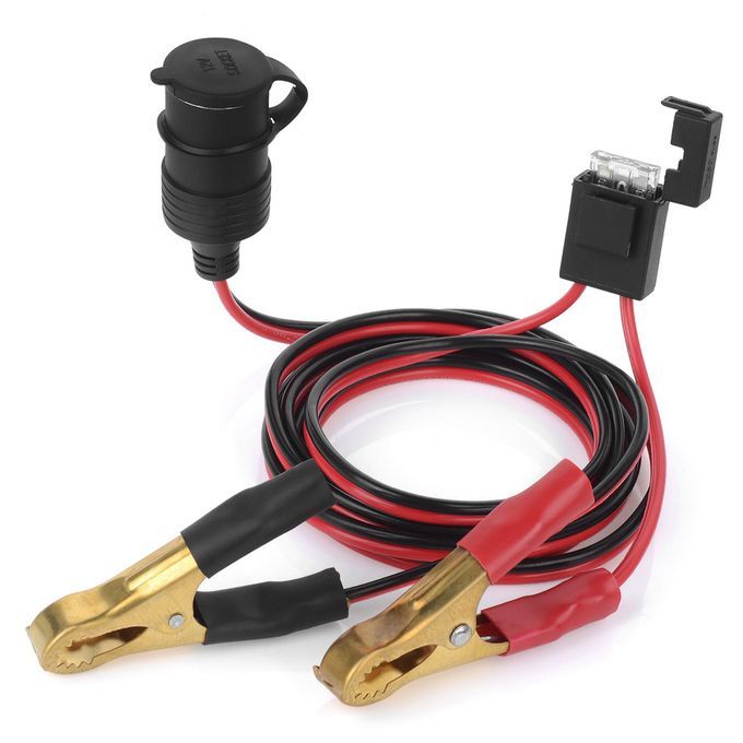 12V 24V Female Car Socket To Battery Alligator Crocodile