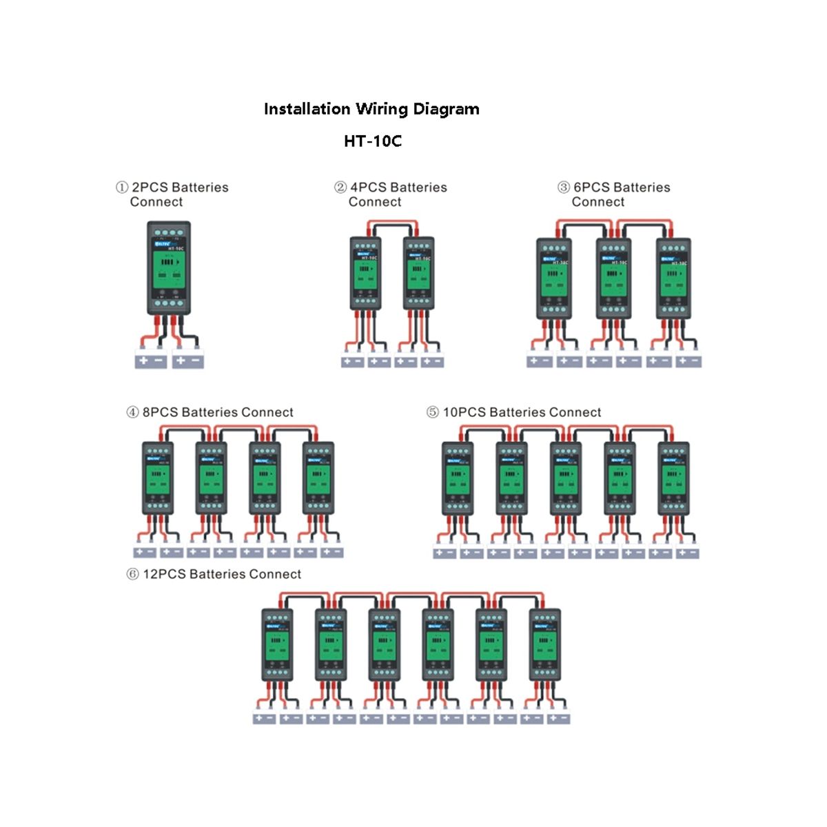 12V Lead Acid Battery Equalizer 10A Active Balancer