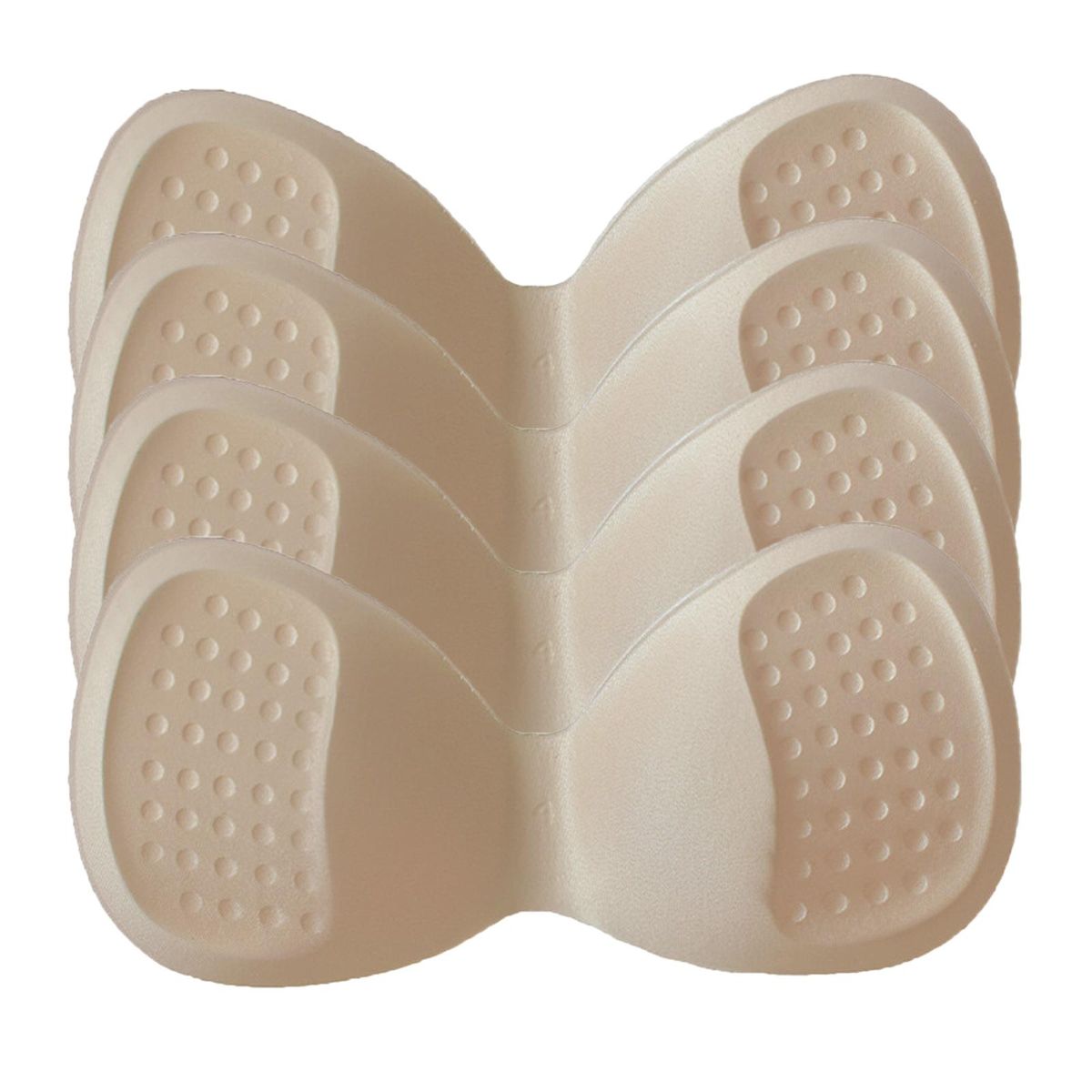 4 Pieces Bra Pads Inserts Push Up Breathable Cups Removable Brown