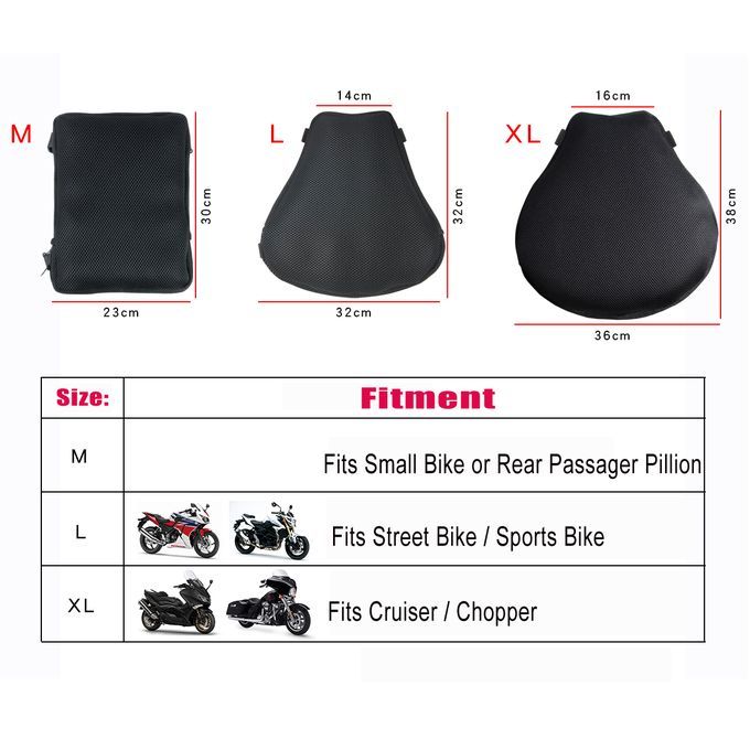 Airbag Cushion Motorbike Non-slip Inflatable Cover Mat