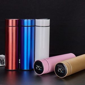 Travel Water Bottle 500ml Smart LED Temperature Display