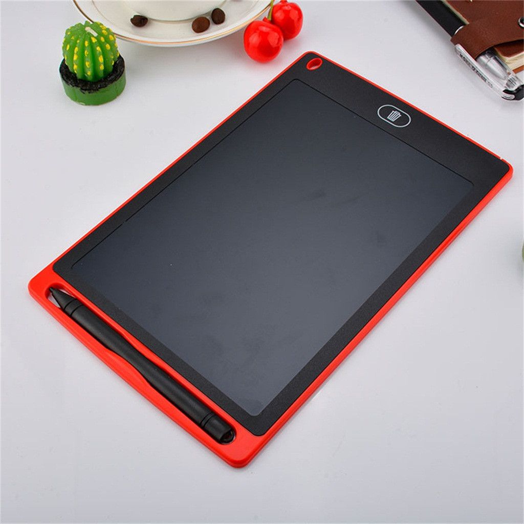 Writing Tablet Drawing Board Children's Graffiti Sketchpad Toys Lcd Handwriting Blackboard Magic Drawing Board 8.5 Inch Red