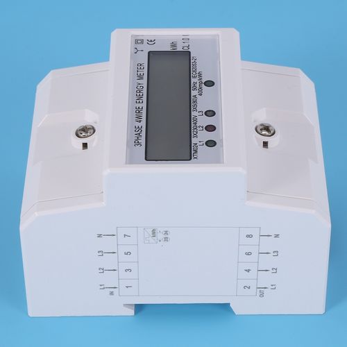3x5 (80A) Energy Meter Electric KWH Triphase DIN Rail Mount