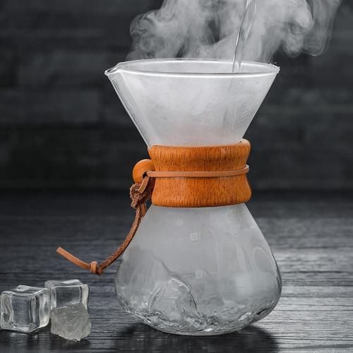 Resistant Glass Borosilicate Glass POT Coffee Maker Coffee Pot Espresso Coffe Machine With Stainless Steel Filter Pot