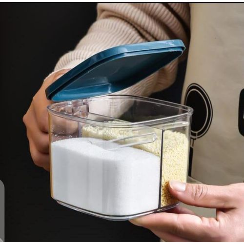 2 In 1 Containers Kitchen Seasoning/spices/condiment Box