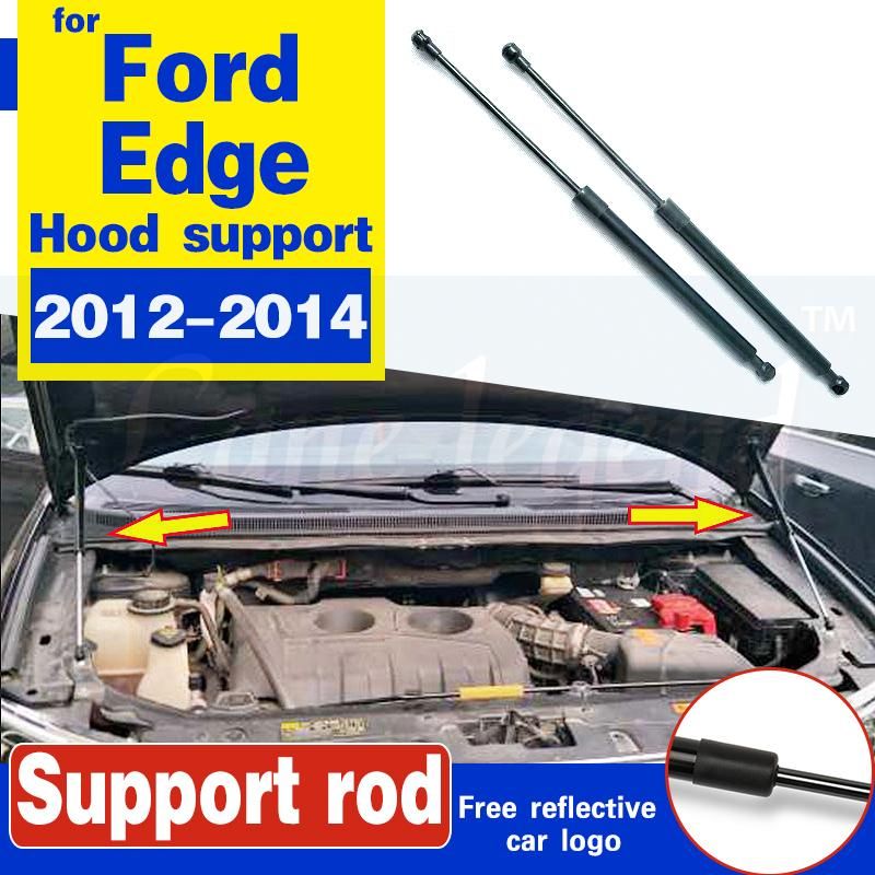 For Ford Edge 2012 - 2014 2Pcs Bonnet Hood Lift Supports Shock s Hood s Support rod s Support Spring