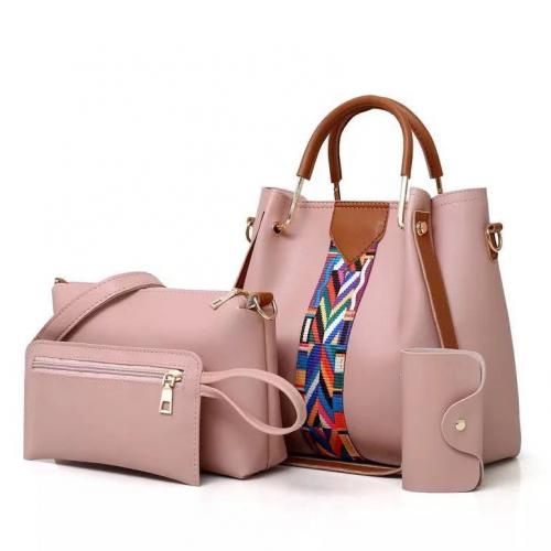 Women Leather Handbag 3 In1 Set