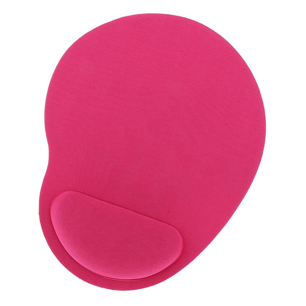 Comfortable Soft  Rest Wrist Support Mat Mouse Pad For PC Pink