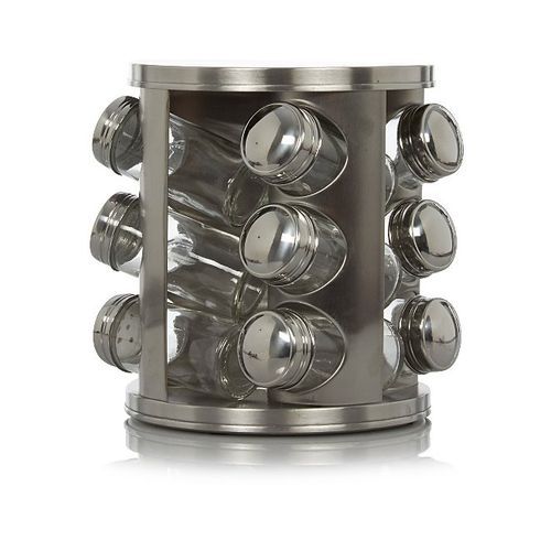 Revolving Spice Rack - Set Of 12 Bottles