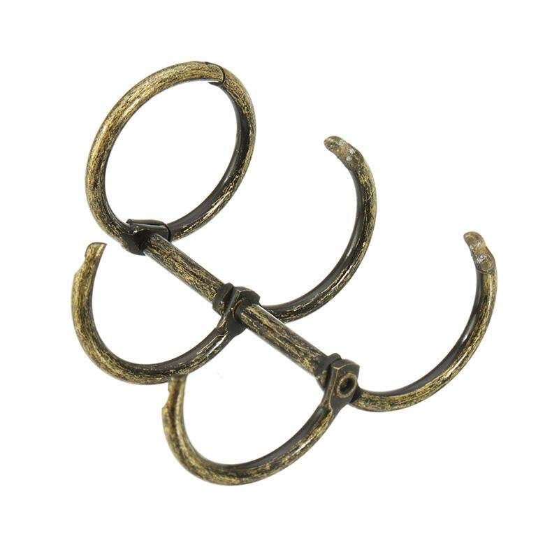 A5 A6 Metal Spiral Binder Clip Stainless Steel Binder File Folder Clip Ring Binder Clip Iron Clip Bronze