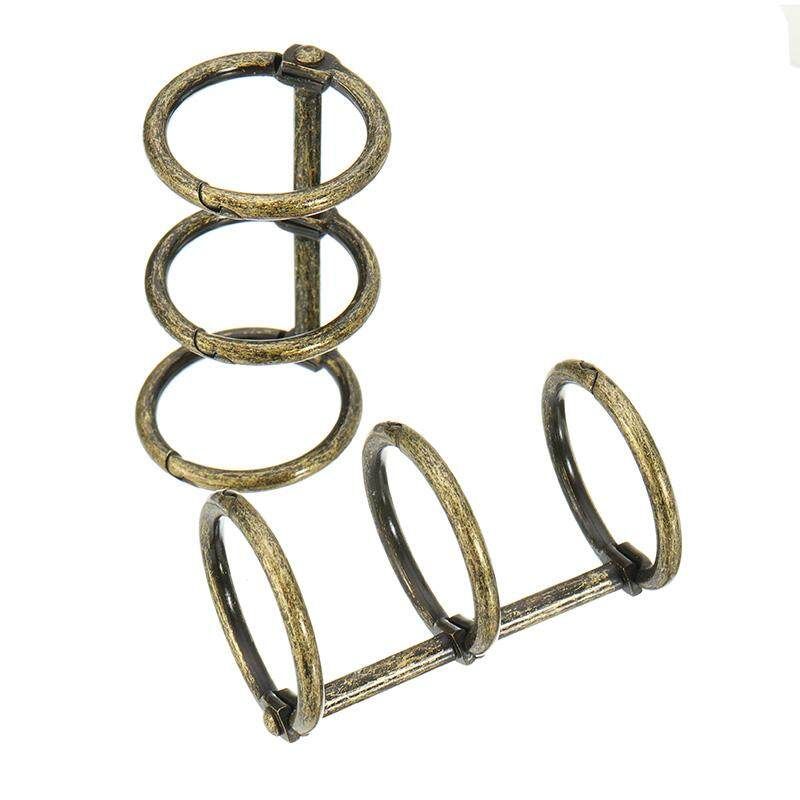 A5 A6 Metal Spiral Binder Clip Stainless Steel Binder File Folder Clip Ring Binder Clip Iron Clip Bronze