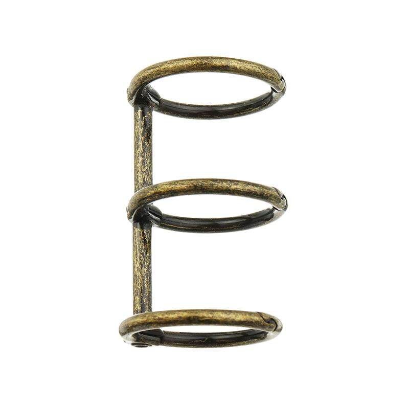 A5 A6 Metal Spiral Binder Clip Stainless Steel Binder File Folder Clip Ring Binder Clip Iron Clip Bronze