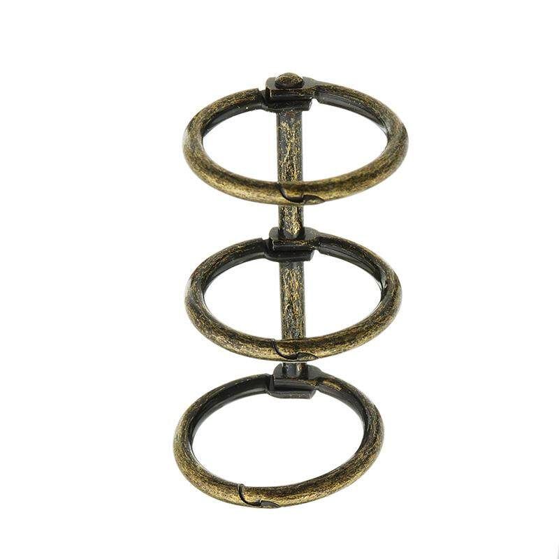 A5 A6 Metal Spiral Binder Clip Stainless Steel Binder File Folder Clip Ring Binder Clip Iron Clip Bronze