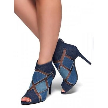 Denim Boots