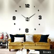 Large 3D DIY Wall Acrylic Clock