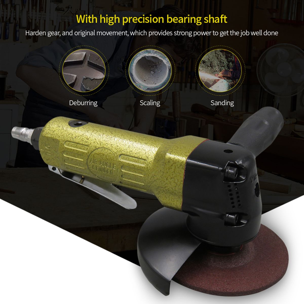 4-inch Air Angle Grinder Polishing Machine Air Grinder