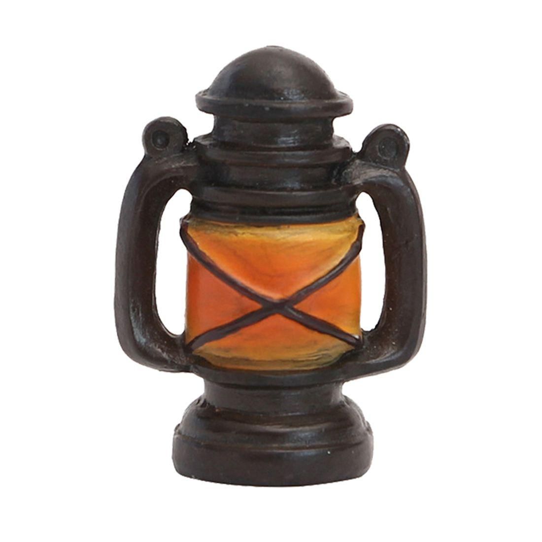 resin mini kerosene lamp small ornaments desk jewelry
