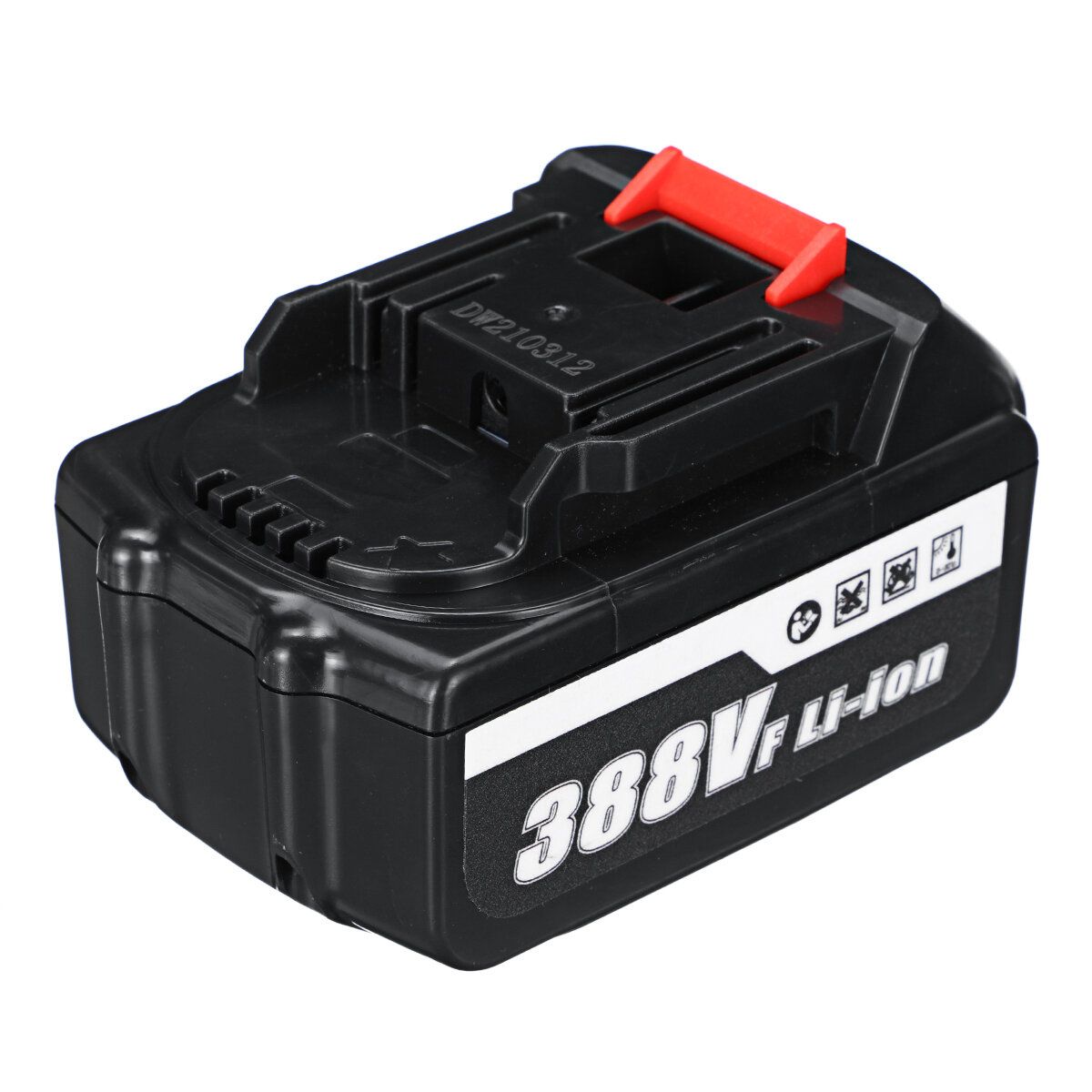 388v 18650 10000mAh Lithium-ion Battery For Tools Angle