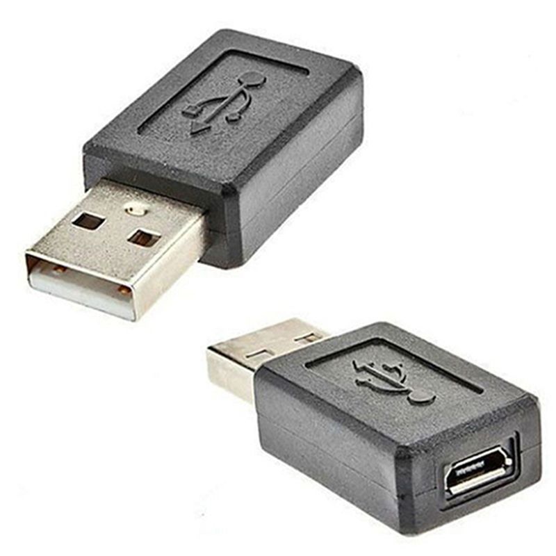 USB 2.0 A Male To Micro USB B Female M/F Adapter Plug