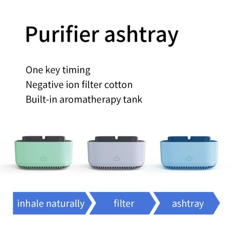 Creative Ashtray Anion Air Purifier Household Office Formaldehyde Removal Of  Smoke Household Merchandises