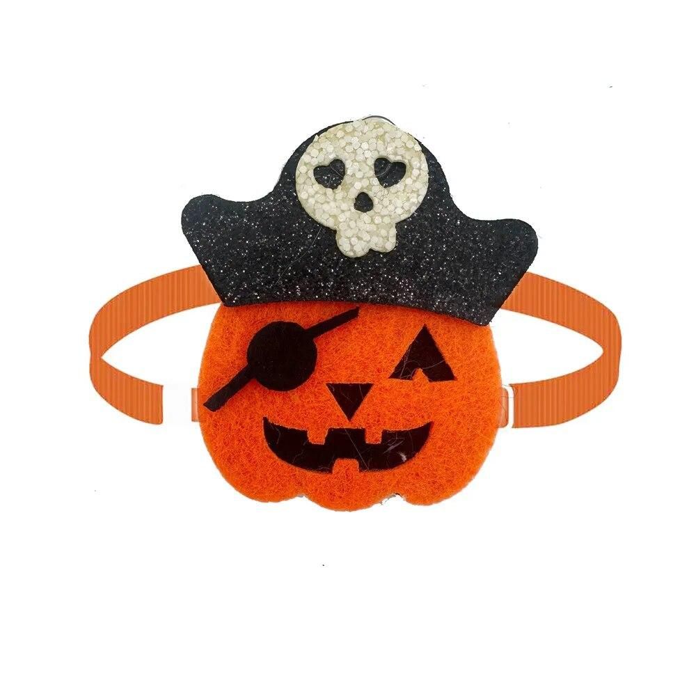 10pcs Dog Bow Tie Spider Skull Halloween Grooming Dog Cat Bowtie Pet Supplies Adjustable Dog Collar Accessories for Small Dog